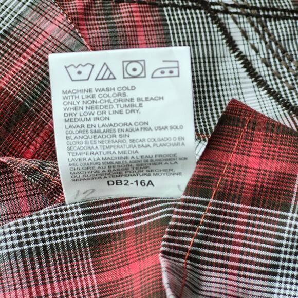 Wrangler 20X Red Plaid Texan Cowboy Farmer Shirt Men's 2X Pearl Button A0056 - Picture 6 of 7